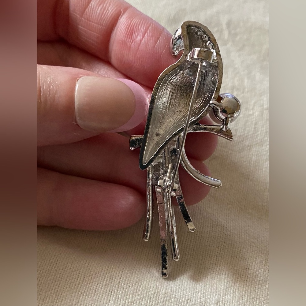 Parrot Brooch Modern New - Picture 4 of 5